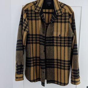 J. Crew CPO style wool overshirt